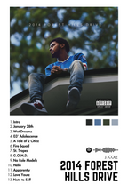 2014 Forest Hills Drive Album Frame - J cole