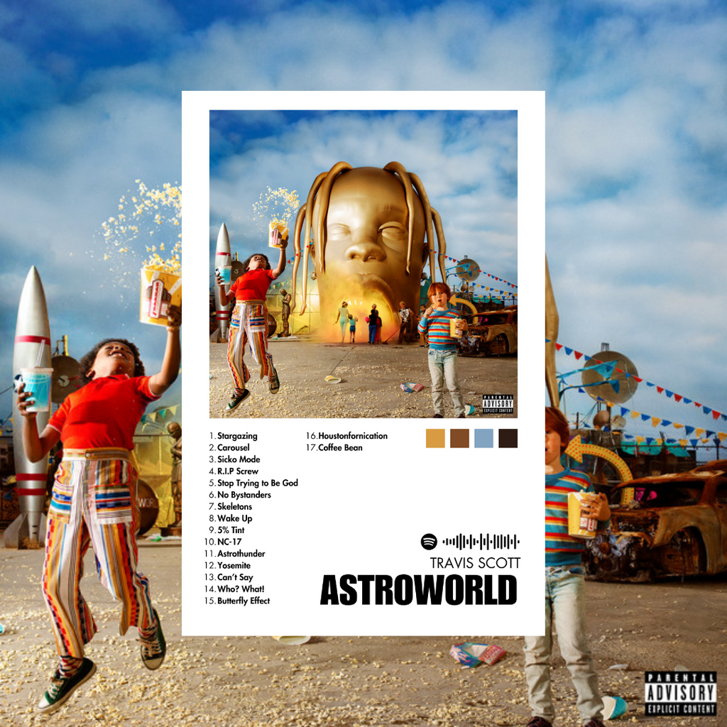 Astroworld Album Frame - Travis Scott