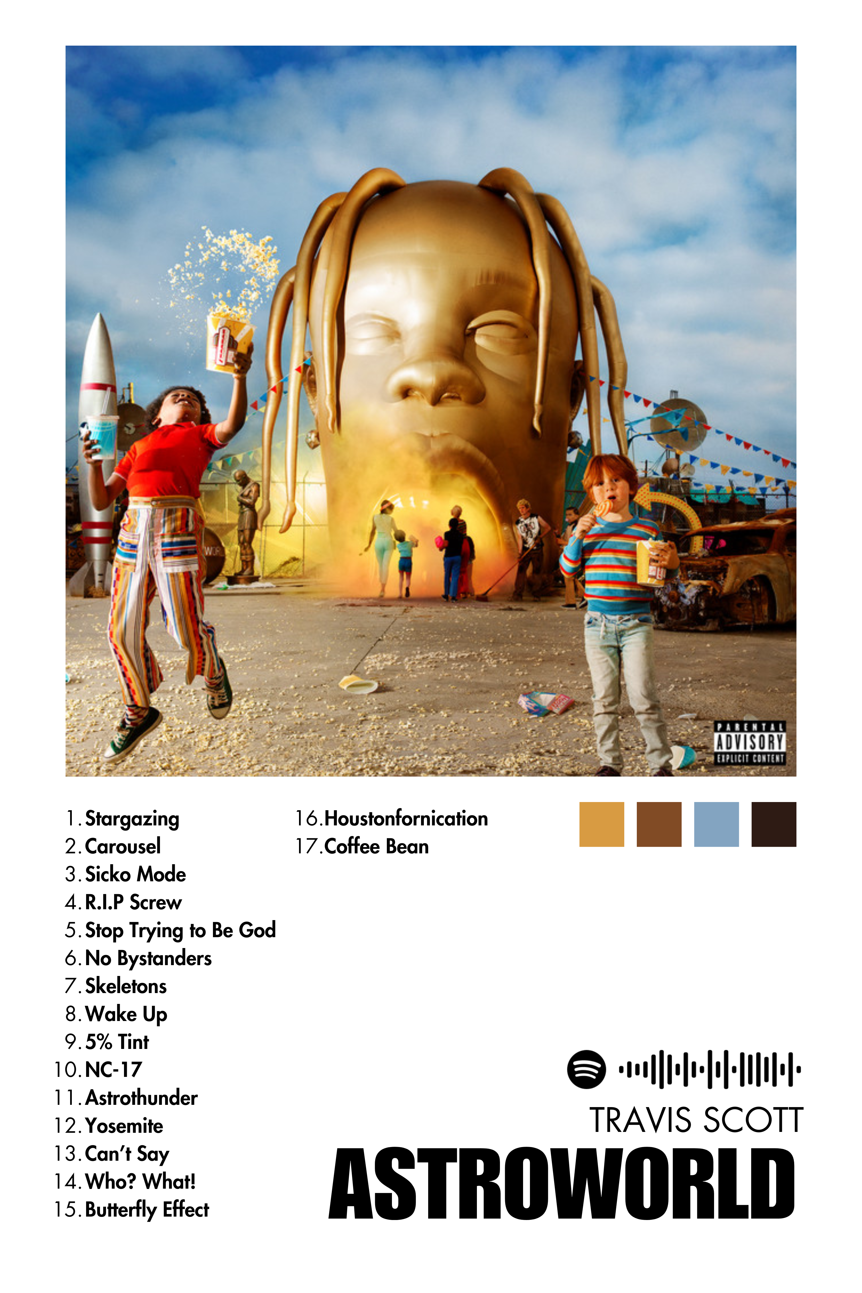 Astroworld Album Frame - Travis Scott