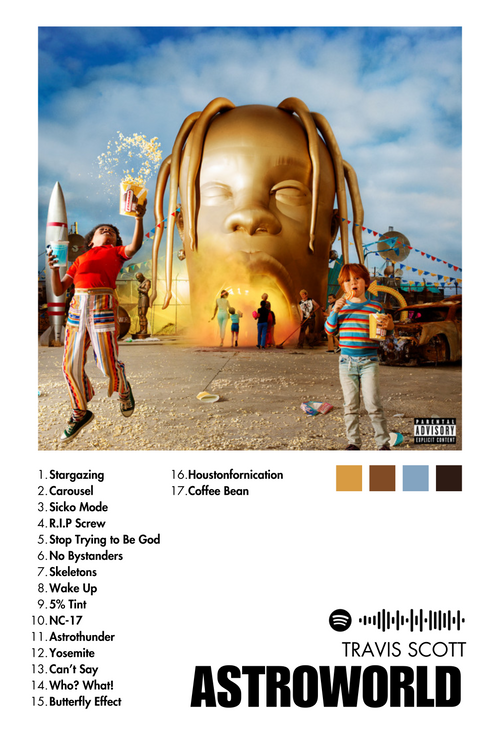 Astroworld Album Frame - Travis Scott