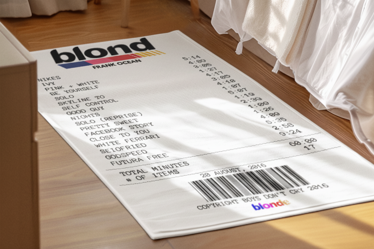 Blond Receipt Rug - Frank Ocean