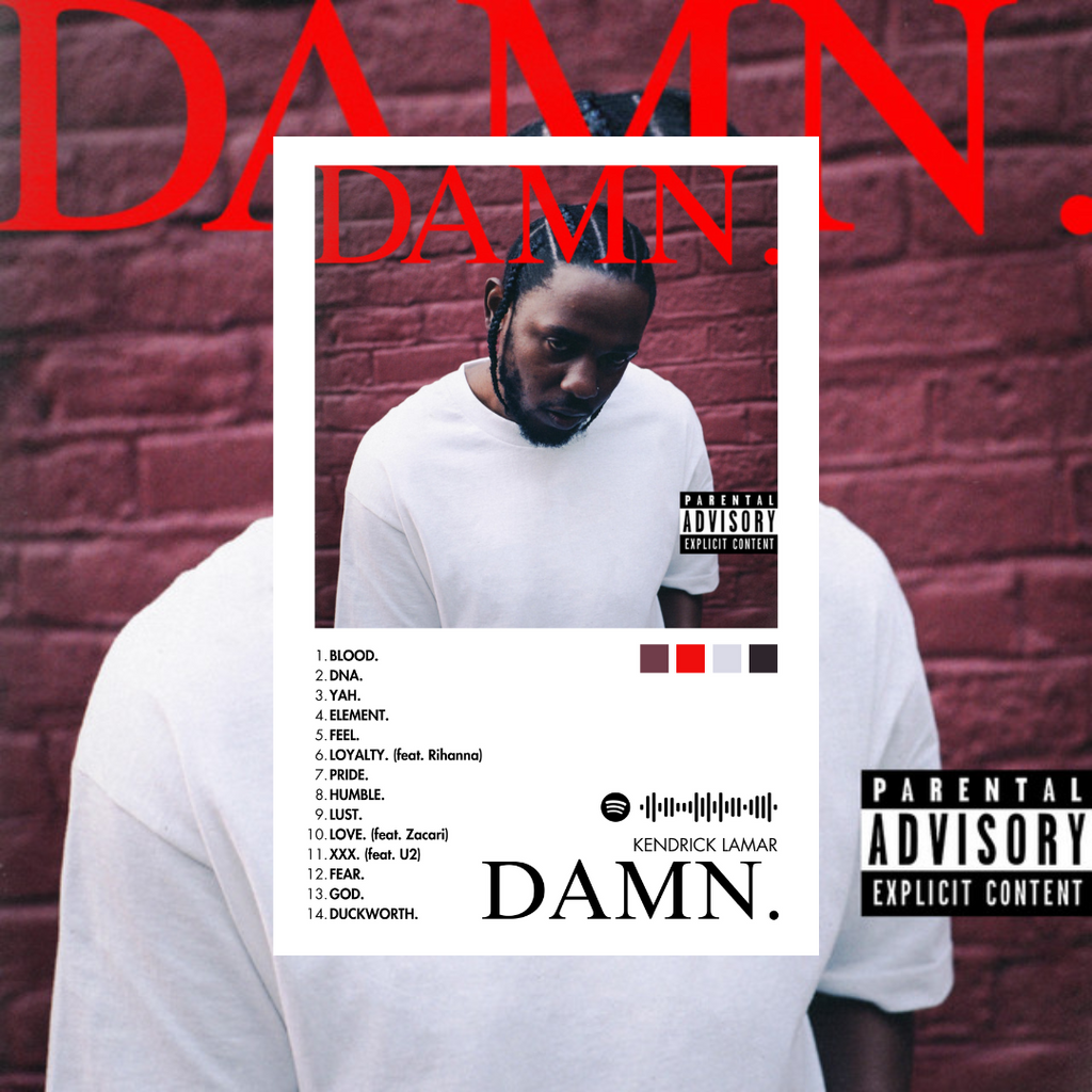 DAMN. Album Frame - Kendrick Lamar