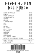 Desde el Fin del Mundo Receipt Rug - Duki