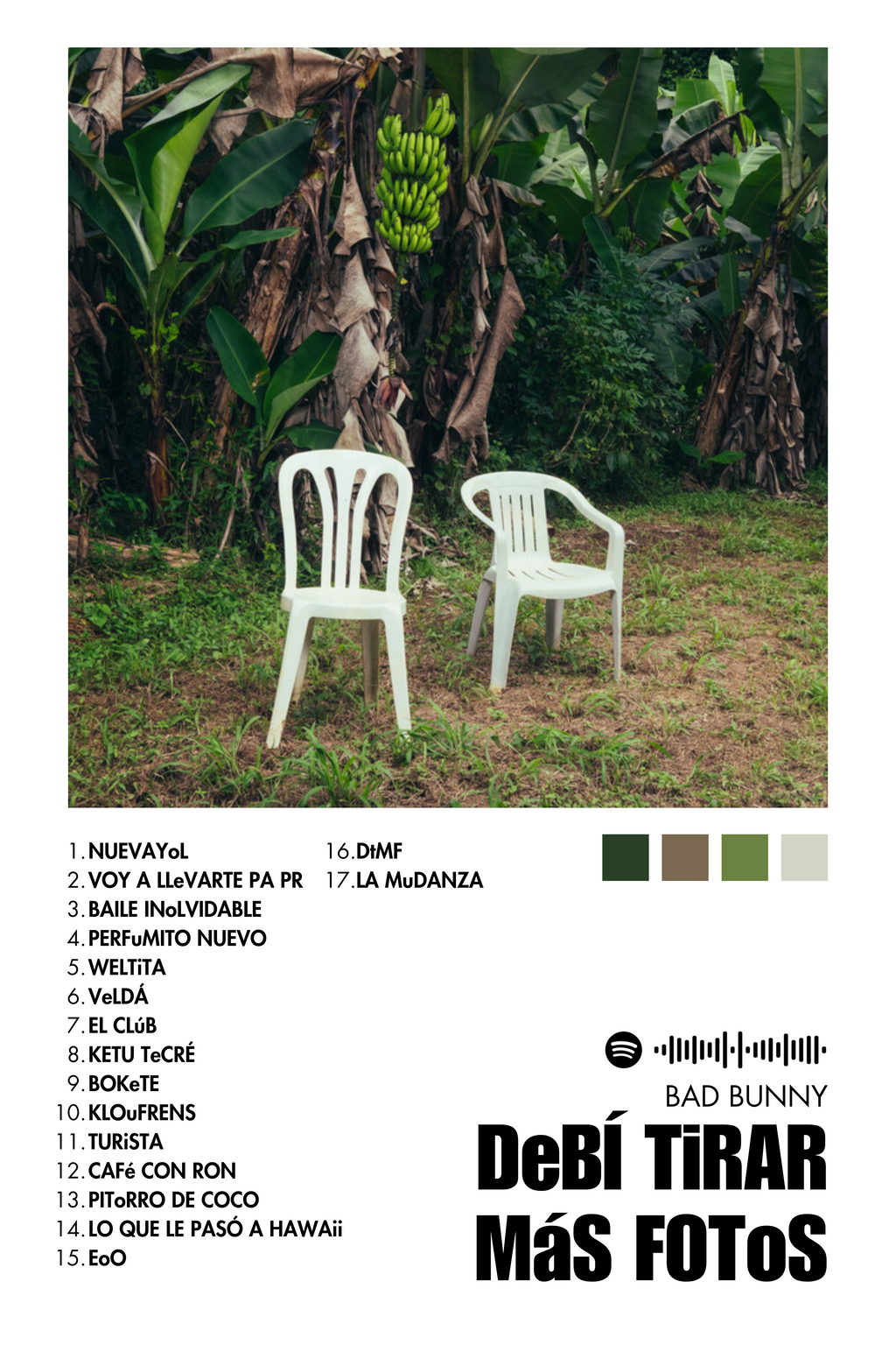 DeBÍ TiRAR MáS FOToS Album Frame - Bad Bunny